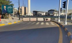 قطع جسر حيوي وسط بغداد